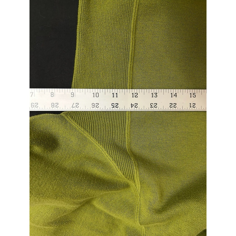 Tommy Bahama Men XXL 1/4 Zip Pullover Sweatshirt Green P2P 27 Mock Neck Ribbed - Picture 5 of 5